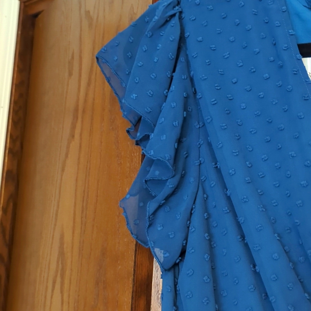 Teal Maxi Dress - Picture 3 of 4